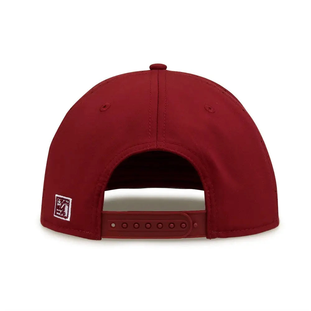 The Game GB906Y Youth Perforated GameChanger Snapback Cap - Cardinal - Cardinal / Youth One Size Fits Most