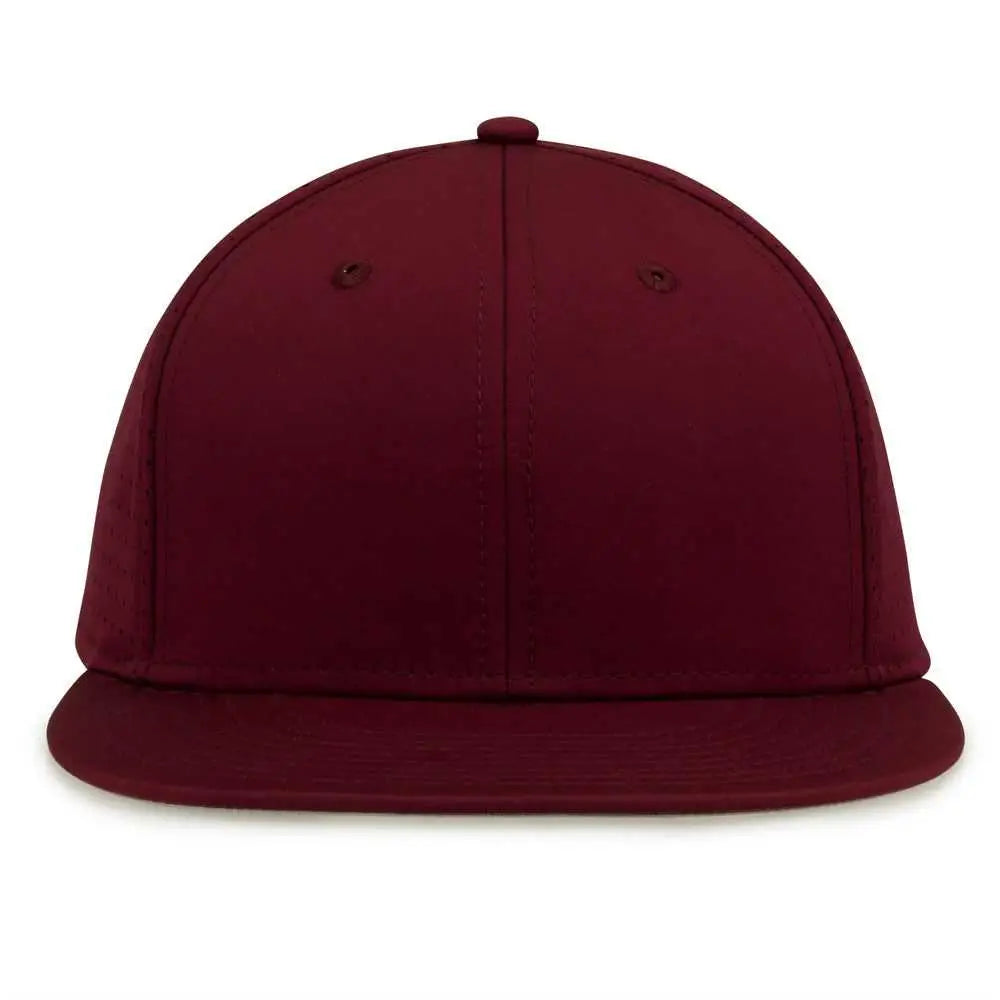 The Game GB906Y Youth Perforated GameChanger Snapback Cap - Dark Maroon - Maroon / Youth One Size Fits Most