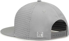 The Game GB906Y Youth Perforated GameChanger Snapback Cap Gray Gray / Youth One Size Fits Most