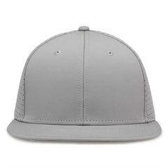The Game GB906Y Youth Perforated GameChanger Snapback Cap Gray Gray / Youth One Size Fits Most