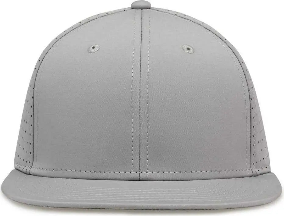 The Game GB906Y Youth Perforated GameChanger Snapback Cap - Gray - Gray / Youth One Size Fits Most