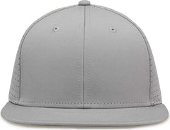 The Game GB906Y Youth Perforated GameChanger Snapback Cap Gray Gray / Youth One Size Fits Most