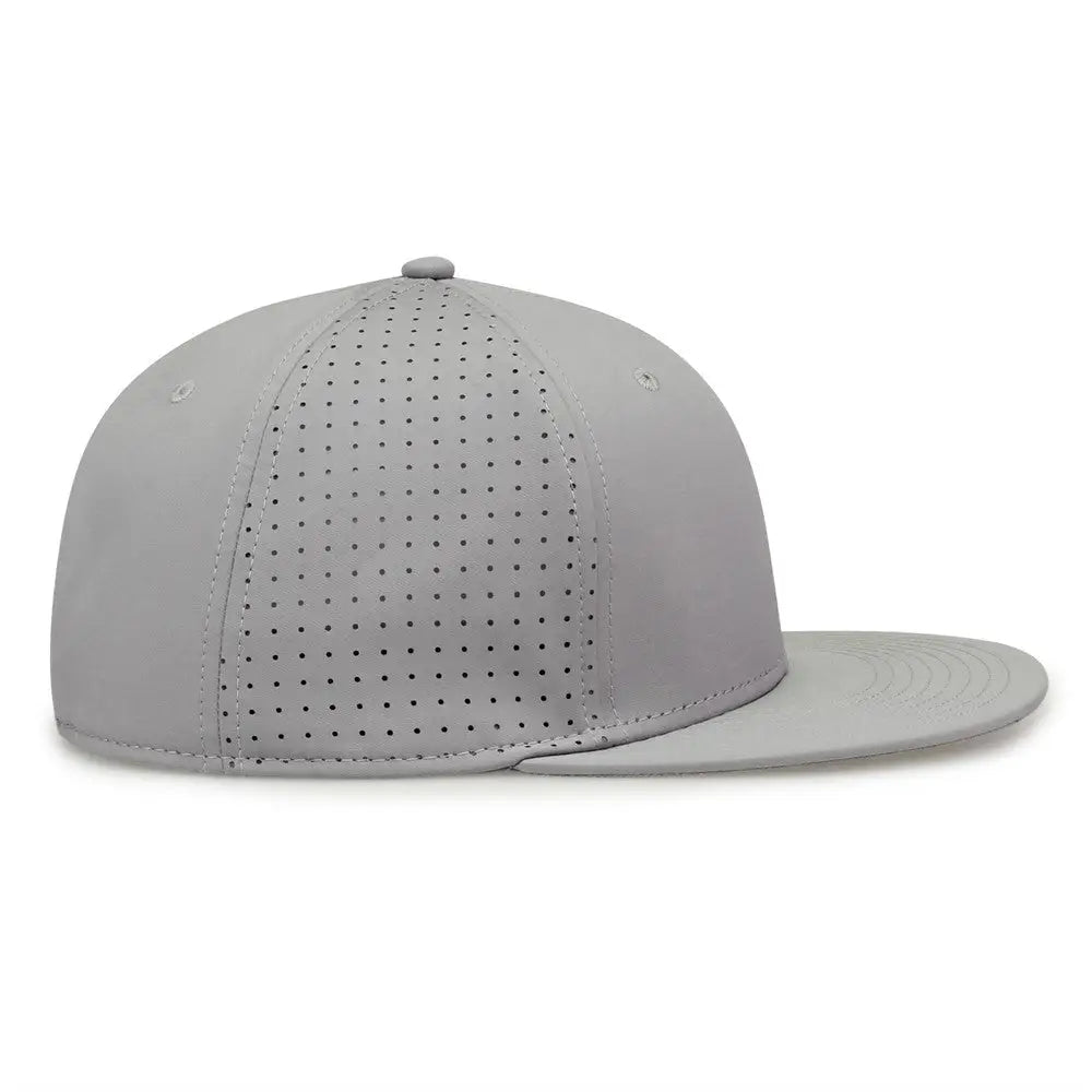 The Game GB906Y Youth Perforated GameChanger Snapback Cap - Gray - Gray / Youth One Size Fits Most
