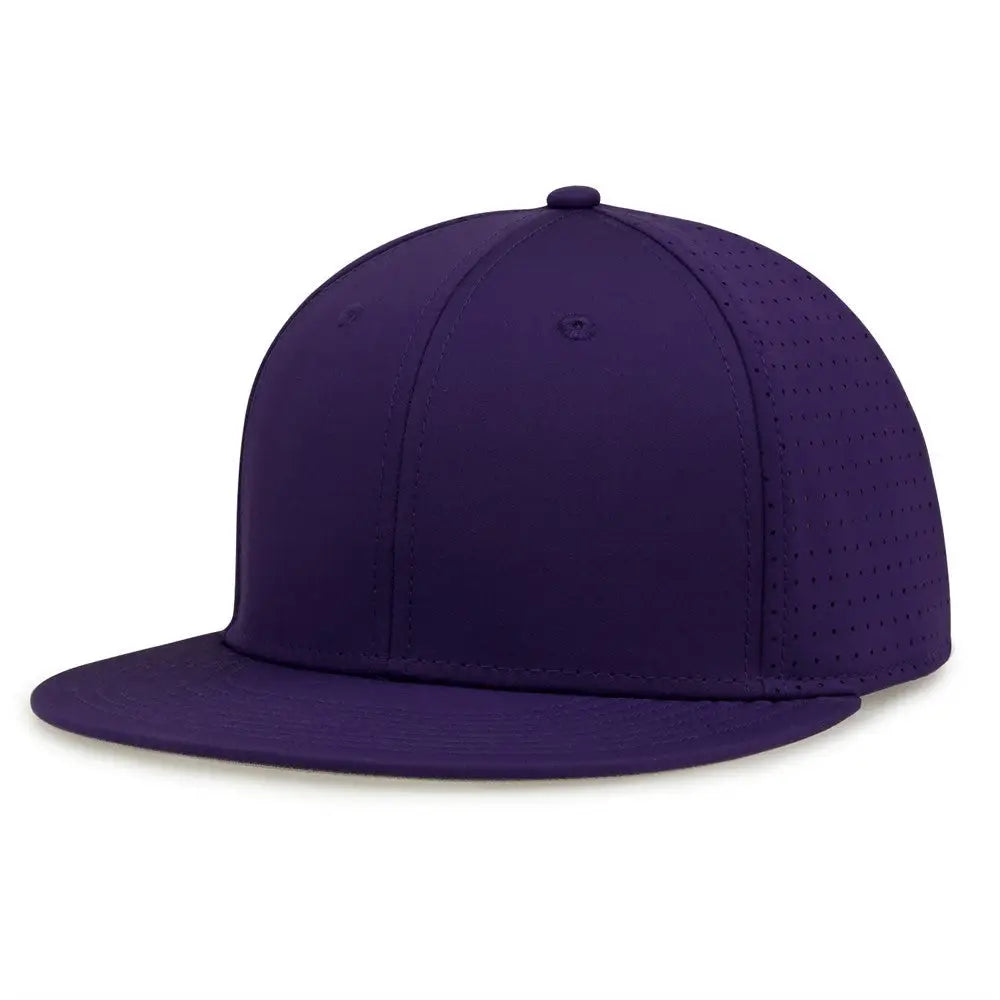 The Game GB906Y Youth Perforated GameChanger Snapback Cap - Purple - Purple / Youth One Size Fits Most