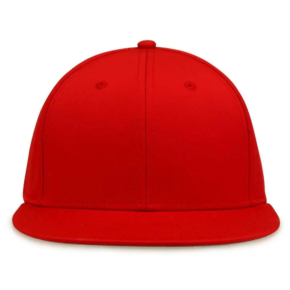 The Game GB906Y Youth Perforated GameChanger Snapback Cap - Red - Red / Youth One Size Fits Most