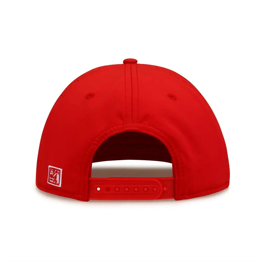 The Game GB906Y Youth Perforated GameChanger Snapback Cap - Red - Red / Youth One Size Fits Most