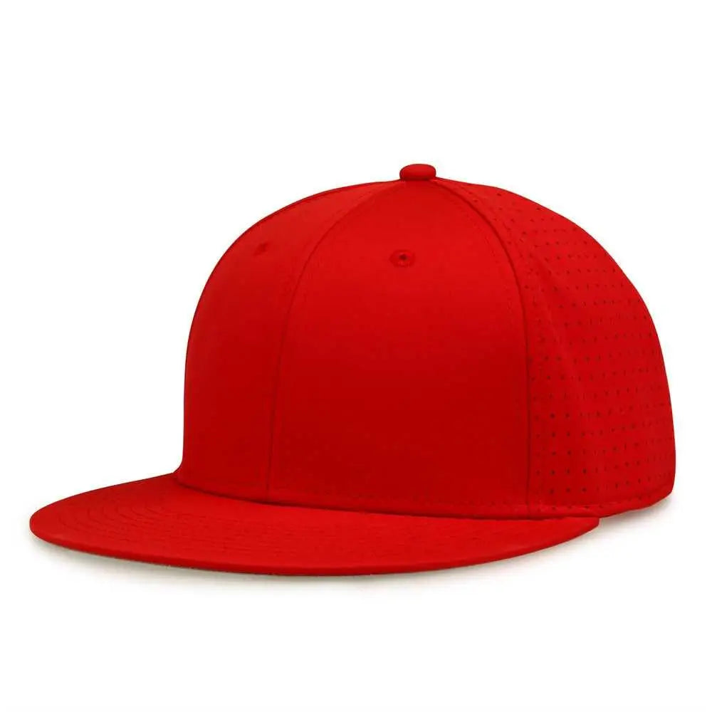 The Game GB906Y Youth Perforated GameChanger Snapback Cap - Red - Red / Youth One Size Fits Most