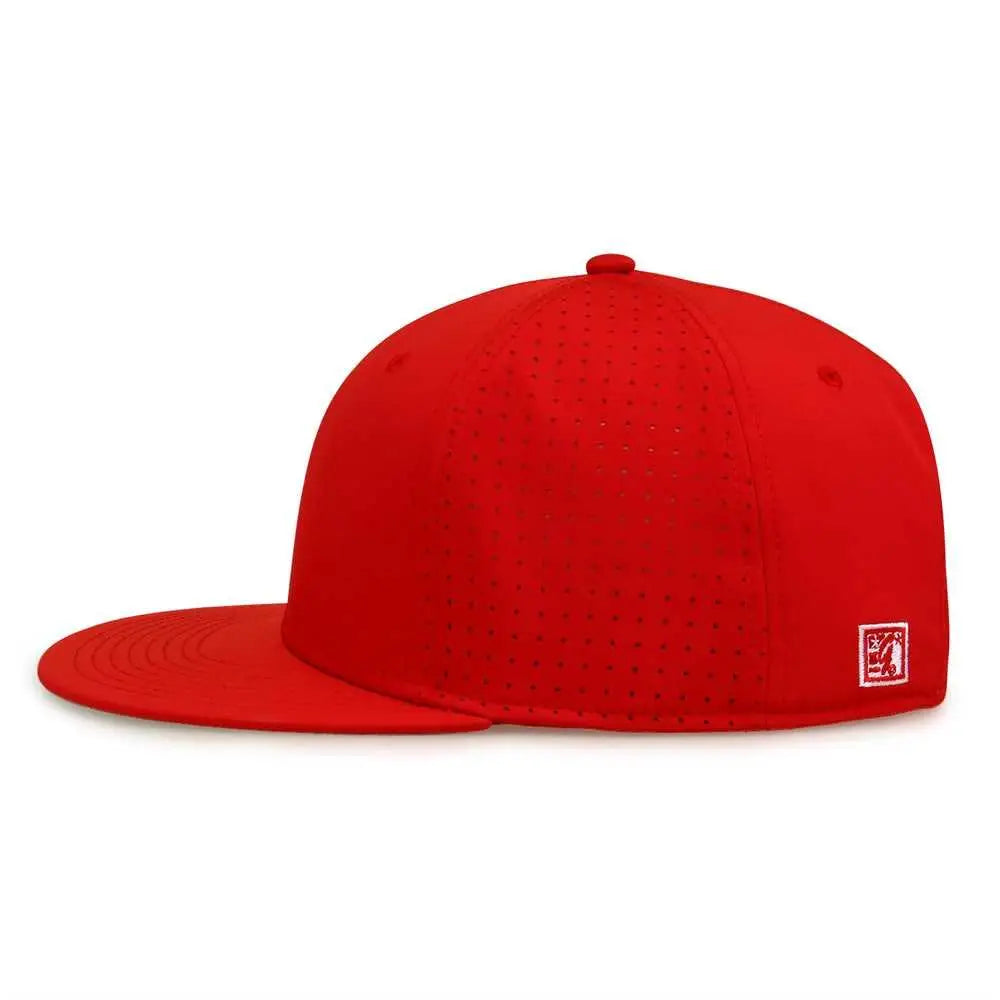 The Game GB906Y Youth Perforated GameChanger Snapback Cap - Red - Red / Youth One Size Fits Most