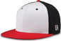 The Game GB997 Pro Shape GameChanger Cap - White Black Red - White Black / 6 1/2’’ - 6 3/4’’