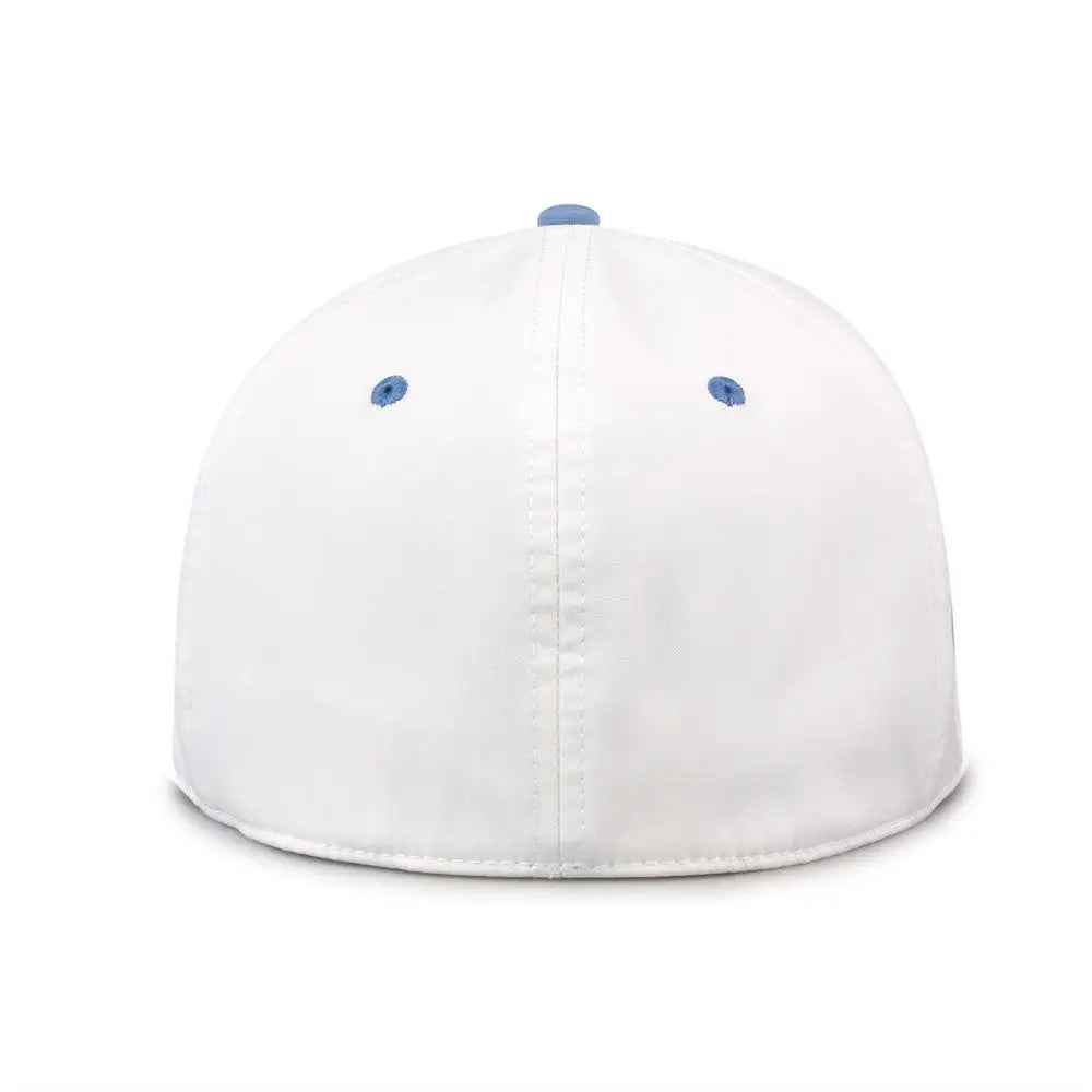 The Game GB997 Pro Shape GameChanger Cap - White Columbia Blue