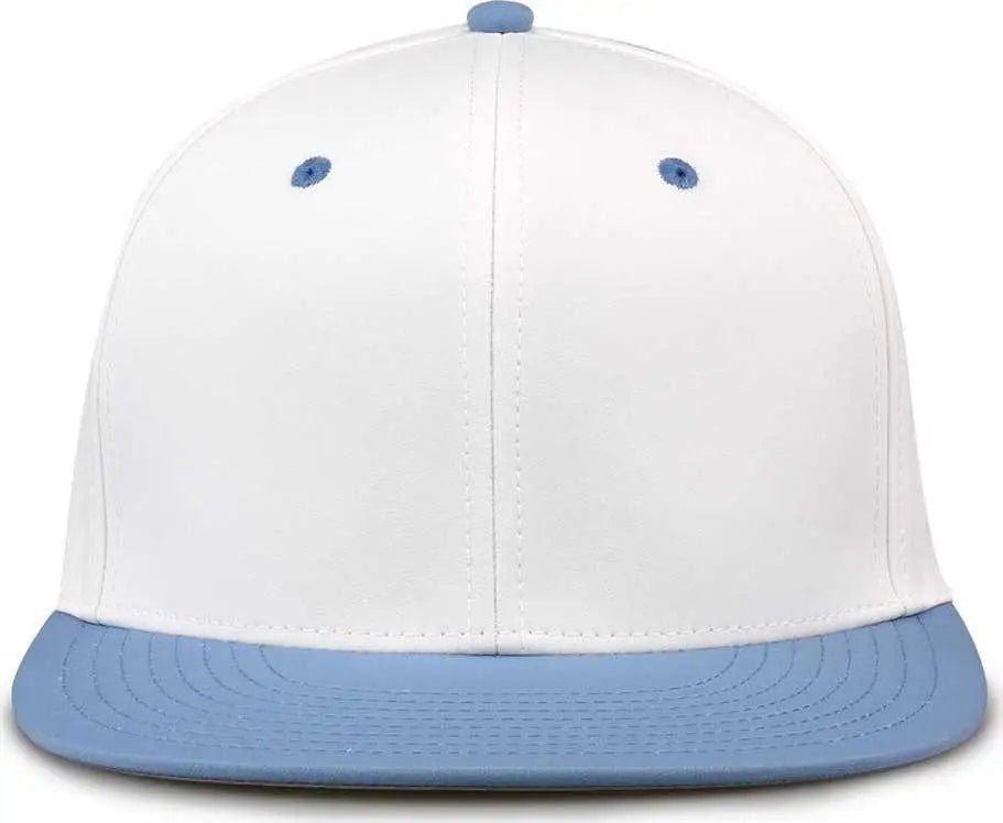 The Game GB997 Pro Shape GameChanger Cap - White Columbia Blue
