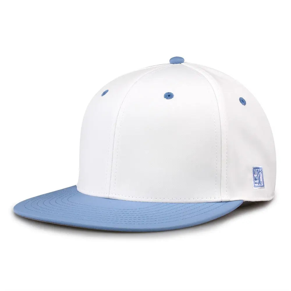 The Game GB997 Pro Shape GameChanger Cap - White Columbia Blue