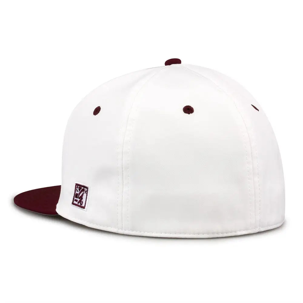 The Game GB997 Pro Shape GameChanger Cap - White Dark Maroon