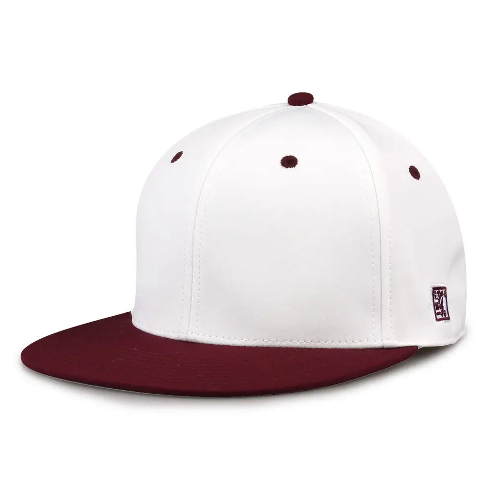 The Game GB997 Pro Shape GameChanger Cap - White Dark Maroon