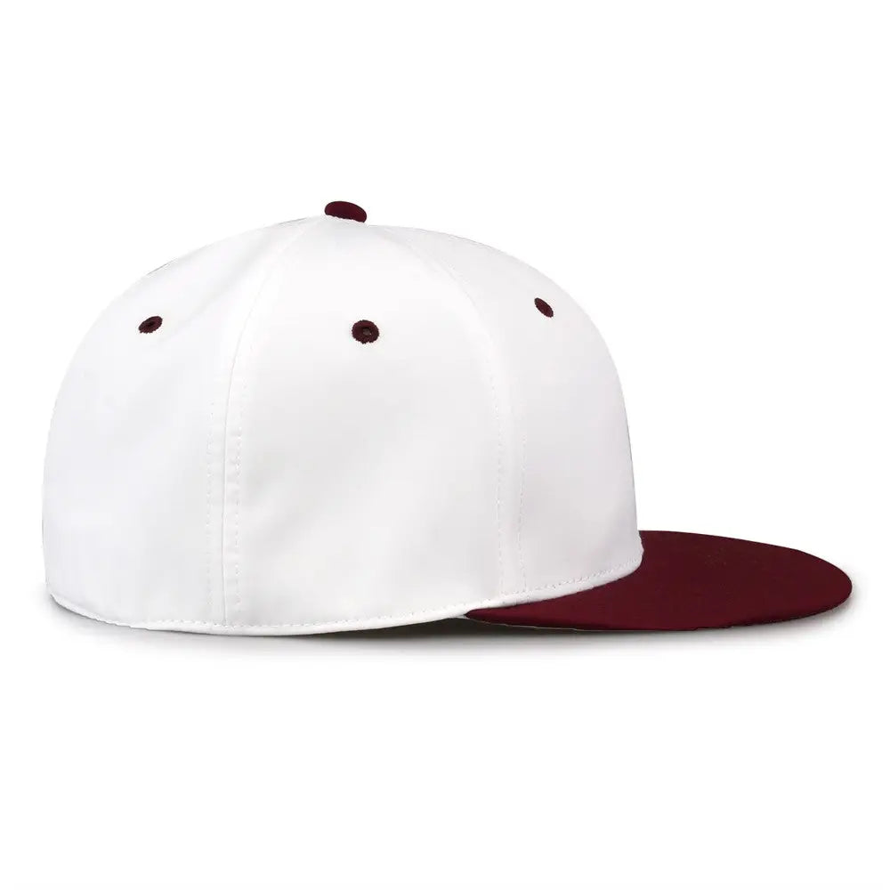 The Game GB997 Pro Shape GameChanger Cap - White Dark Maroon