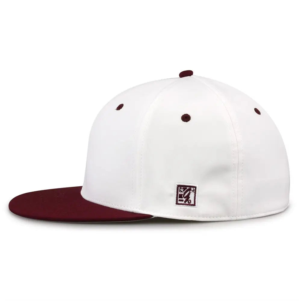 The Game GB997 Pro Shape GameChanger Cap - White Dark Maroon