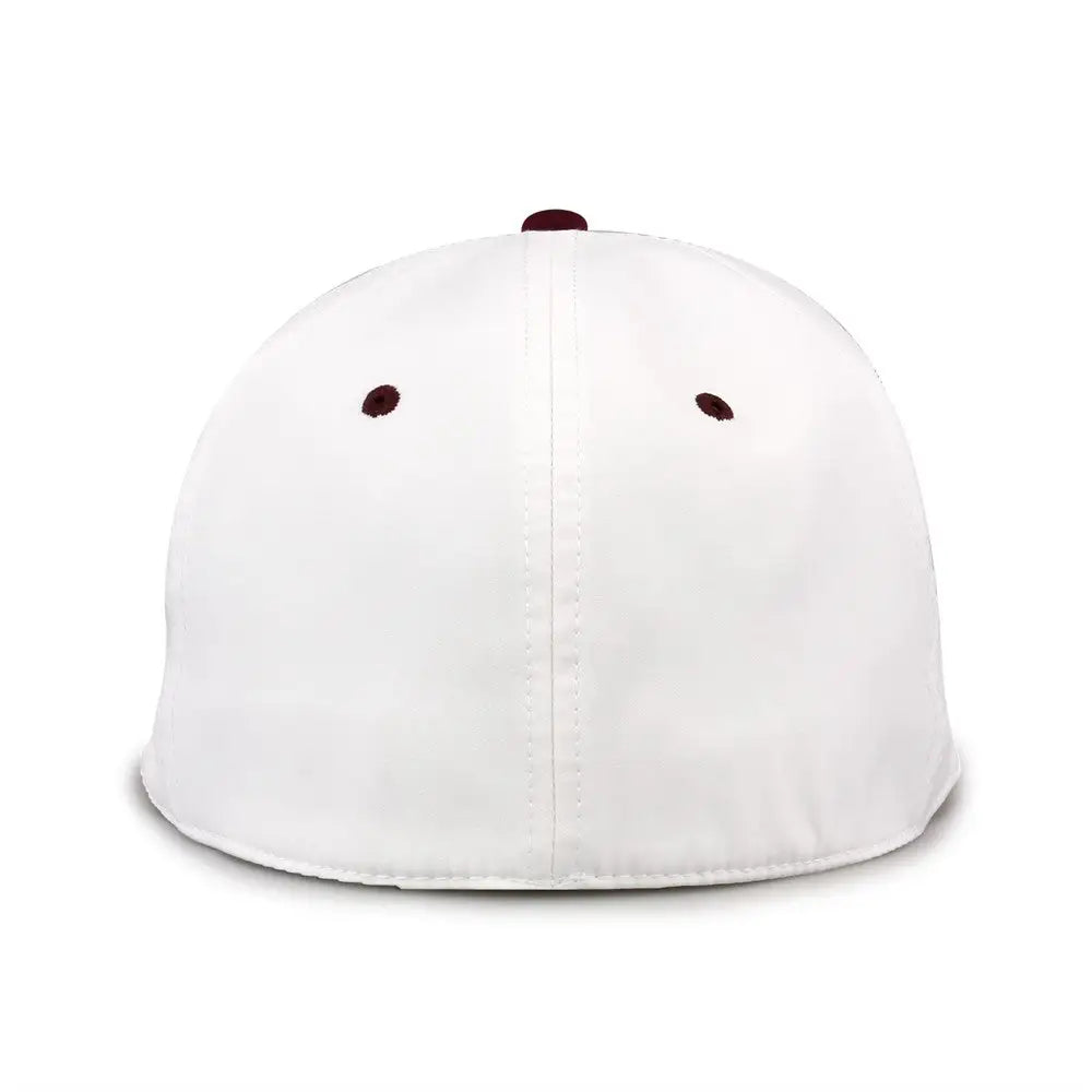The Game GB997 Pro Shape GameChanger Cap - White Dark Maroon