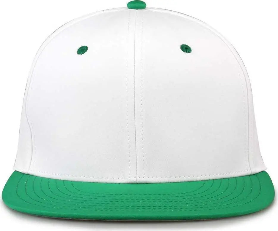 The Game GB997 Pro Shape GameChanger Cap - White Kelly Green