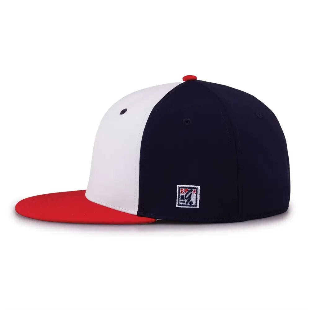 The Game GB997 Pro Shape GameChanger Cap - White Navy Red