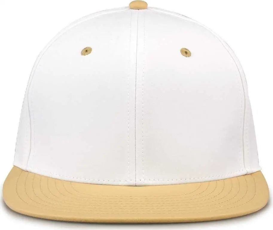 The Game GB997 Pro Shape GameChanger Cap - White Vegas Gold