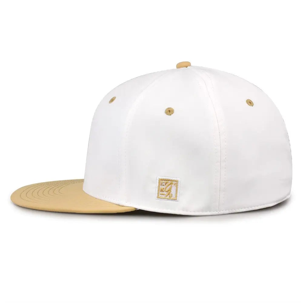 The Game GB997 Pro Shape GameChanger Cap - White Vegas Gold