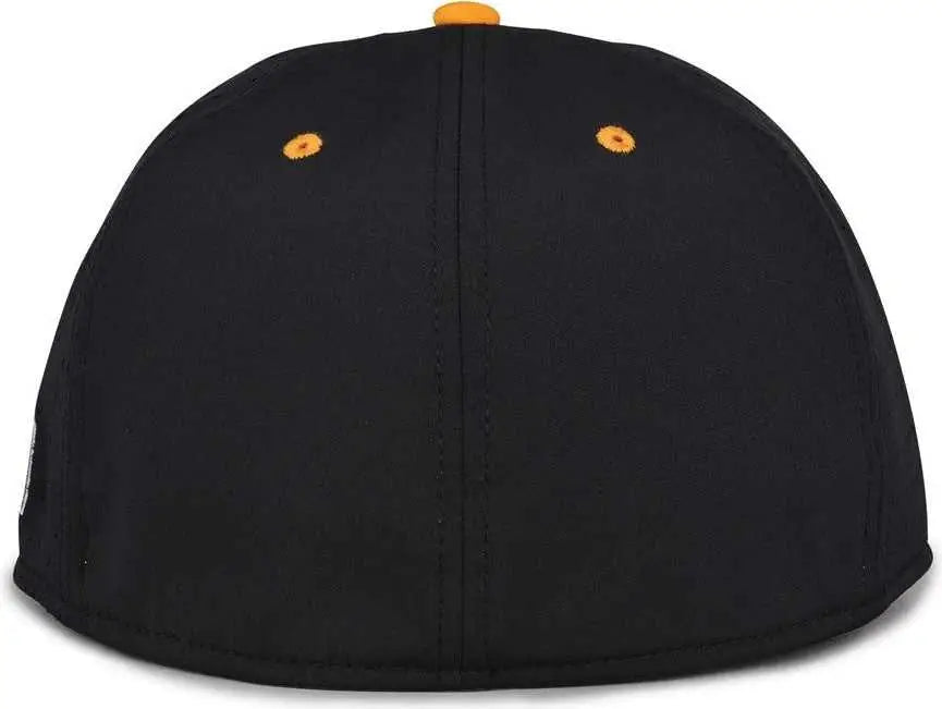 The Game GB998 Perforated GameChanger Cap - Black Athletic Gold