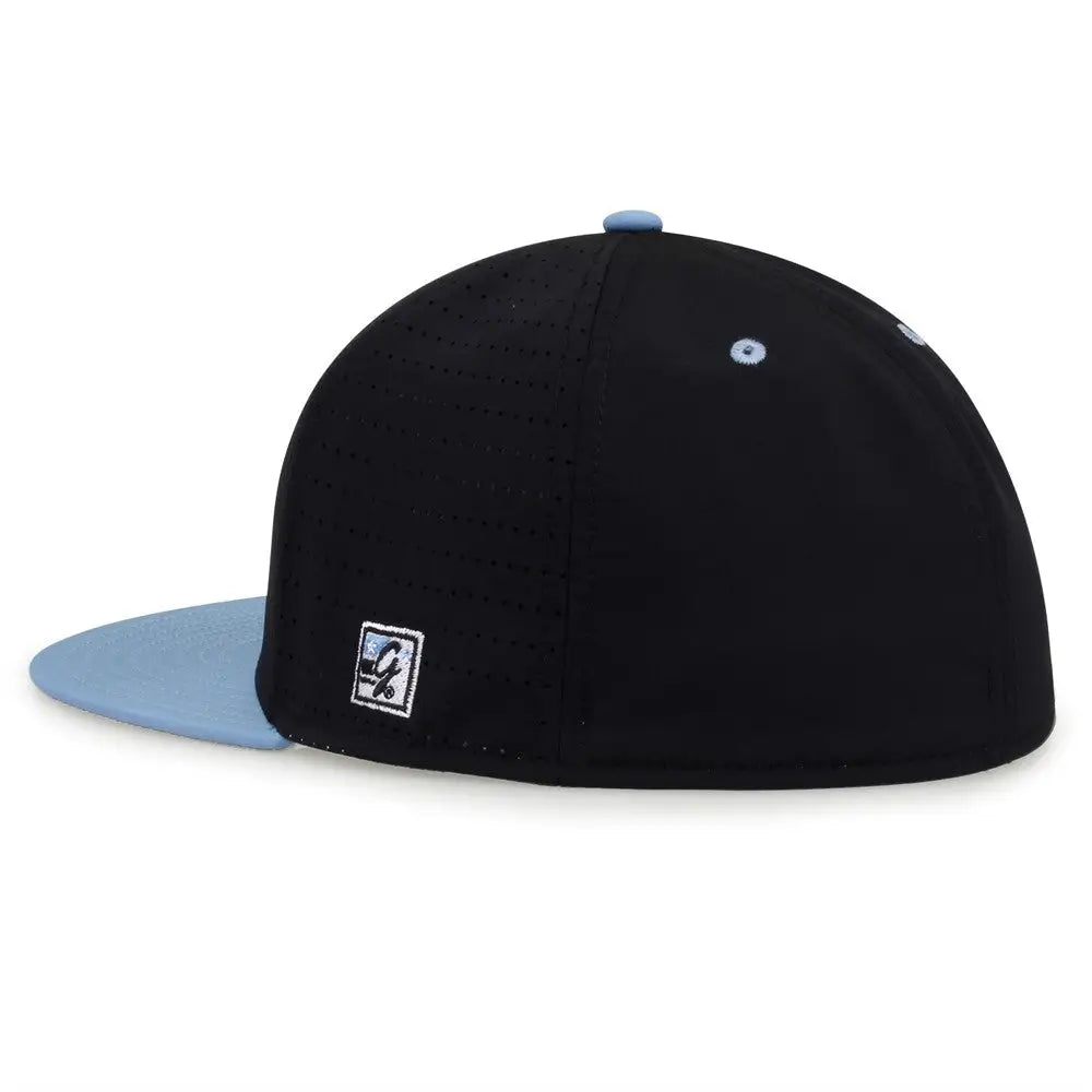 The Game GB998 Perforated GameChanger Cap - Black Columbia Blue