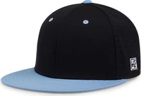 The Game GB998 Perforated GameChanger Cap Black Columbia Blue Black Columbia Blue / 6 1/2’’ 6 3/4’’