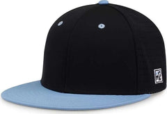 The Game GB998 Perforated GameChanger Cap Black Columbia Blue Black Columbia Blue / 6 1/2’’ 6 3/4’’