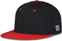 The Game GB998 Perforated GameChanger Cap Black Red Black Red / 6 1/2’’ 6 3/4’’