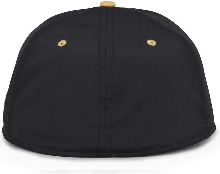 The Game GB998 Perforated GameChanger Cap - Black Vegas Gold