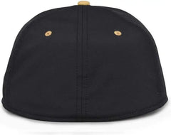The Game GB998 Perforated GameChanger Cap Black Vegas Gold