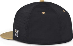 The Game GB998 Perforated GameChanger Cap Black Vegas Gold