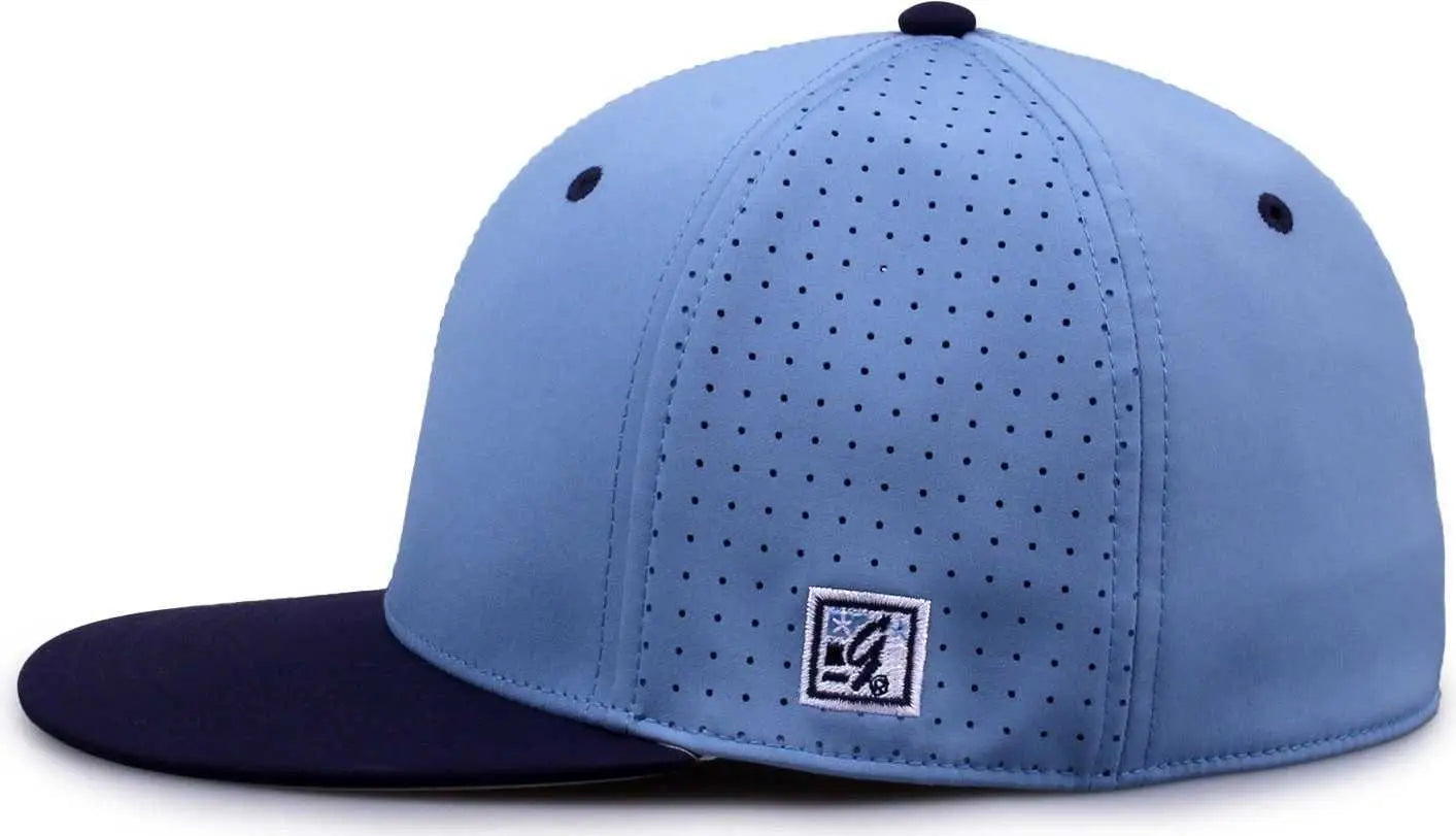 The Game GB998 Perforated GameChanger Cap - Columbia Blue Navy