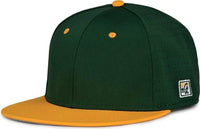 The Game GB998 Perforated GameChanger Cap Dark Green Athletic Gold Forest Athletic Gold / 6 1/2’’ 6 3/4’’