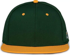 The Game GB998 Perforated GameChanger Cap Dark Green Athletic Gold