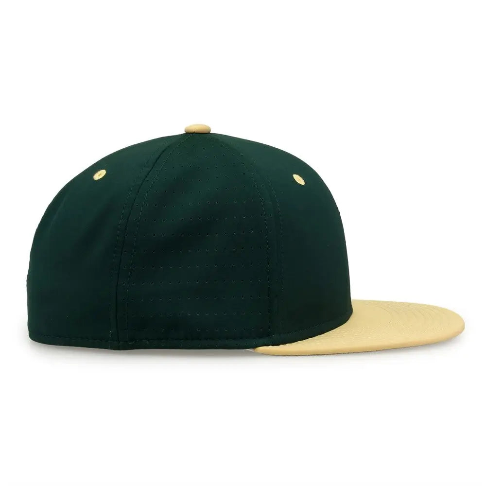 The Game GB998 Perforated GameChanger Cap - Dark Green Vegas Gold