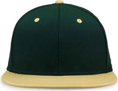 The Game GB998 Perforated GameChanger Cap Dark Green Vegas Gold