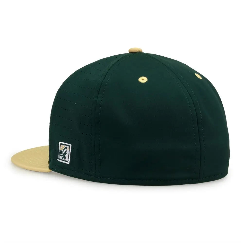 The Game GB998 Perforated GameChanger Cap - Dark Green Vegas Gold