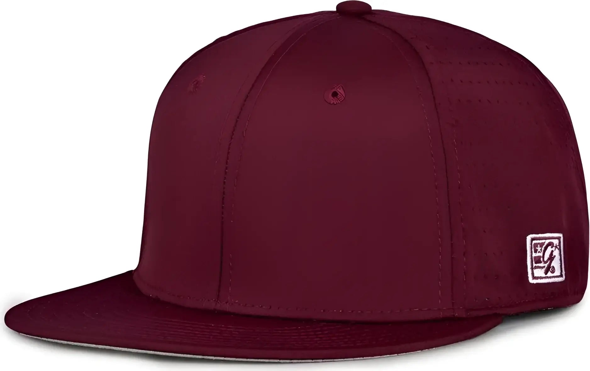 The Game GB998 Perforated GameChanger Cap Dark Maroon Maroon / 6 1/2’’ 6 3/4’’