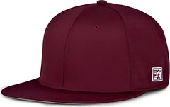 The Game GB998 Perforated GameChanger Cap Dark Maroon Maroon / 6 1/2’’ 6 3/4’’