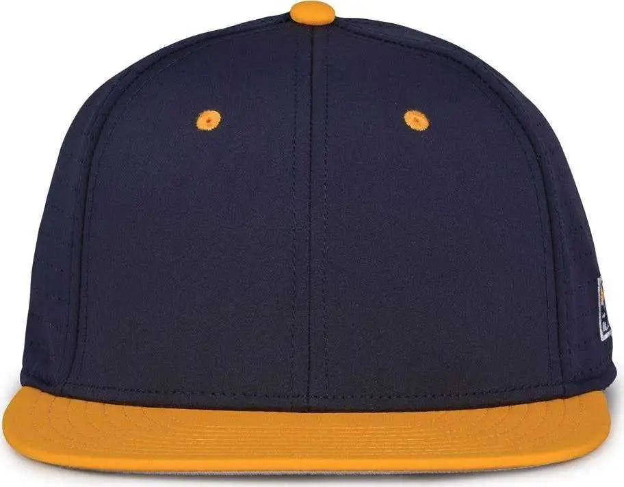 The Game GB998 Perforated GameChanger Cap - Navy Athletic Gold