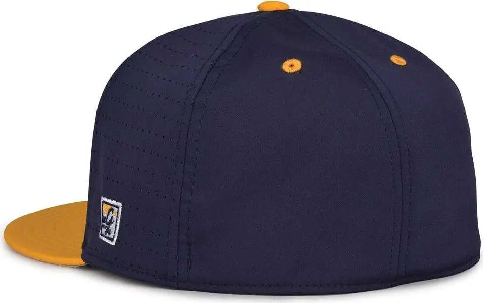 The Game GB998 Perforated GameChanger Cap - Navy Athletic Gold