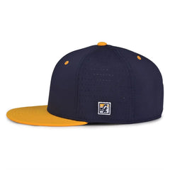 The Game GB998 Perforated GameChanger Cap Navy Athletic Gold