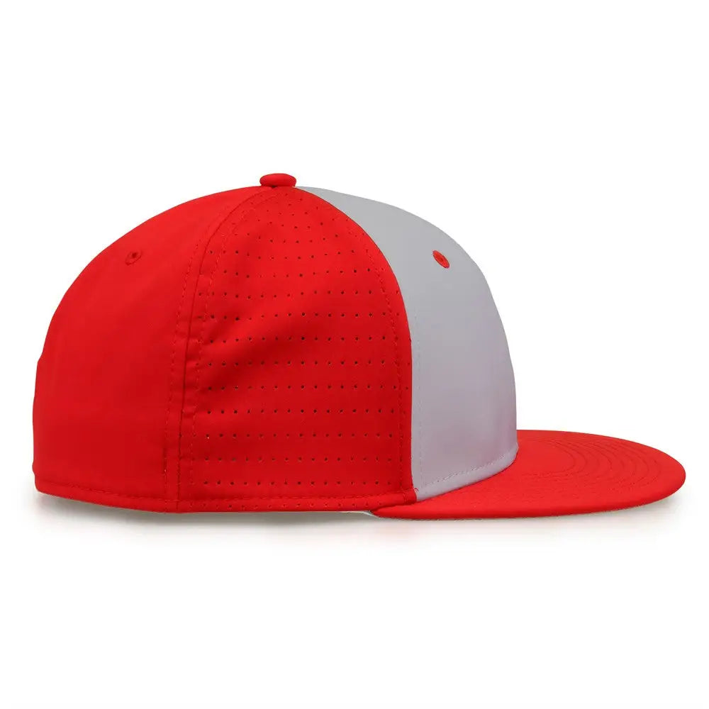 The Game GB998 Perforated GameChanger Cap - Red Gray