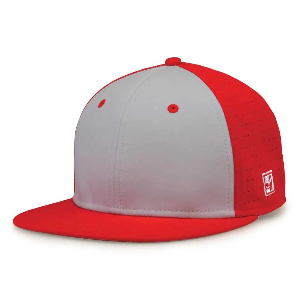 The Game GB998 Perforated GameChanger Cap - Red Gray