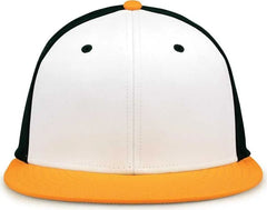 The Game GB998 Perforated GameChanger Cap White Black Athletic Gold