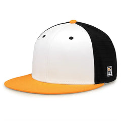 The Game GB998 Perforated GameChanger Cap White Black Athletic Gold