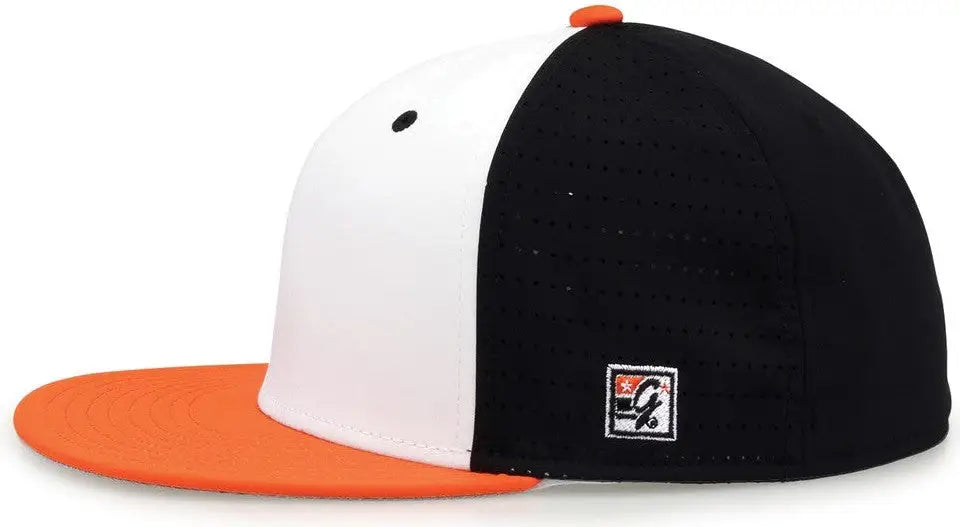 The Game GB998 Perforated GameChanger Cap - White Black Orange