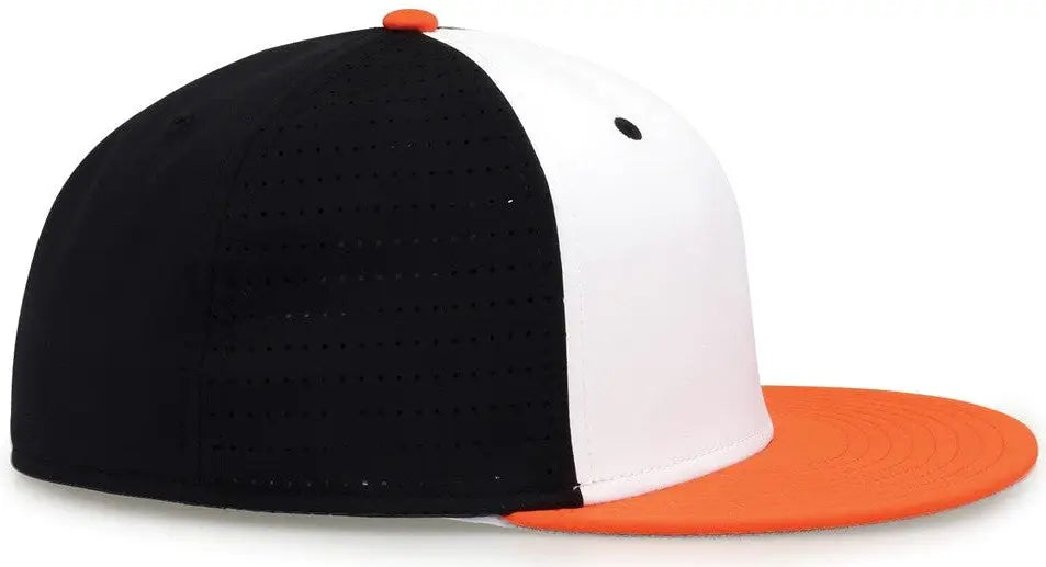 The Game GB998 Perforated GameChanger Cap - White Black Orange